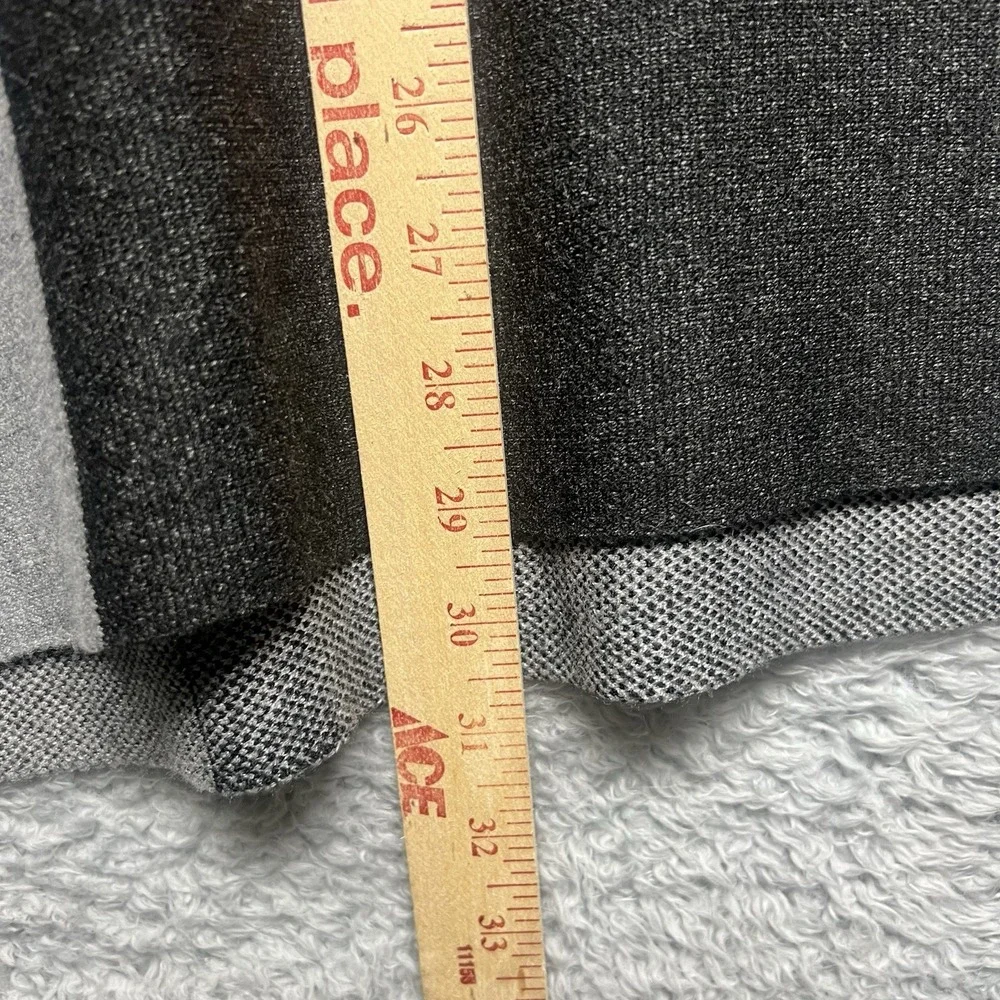 Joseph A. Turtleneck Sweater Poncho Womens XL Black Gray‎ Colorblock Oversized